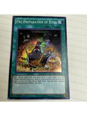 Yugioh Pre-Preparation of Rites RA01- EN055 Holo First Edition